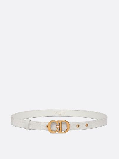 dior white belt