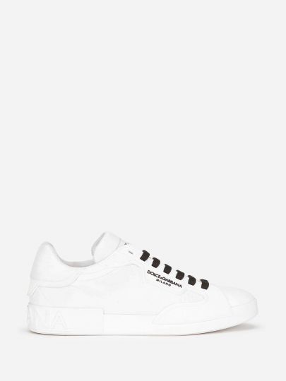 dolce and gabbana nylon portofino sneakers