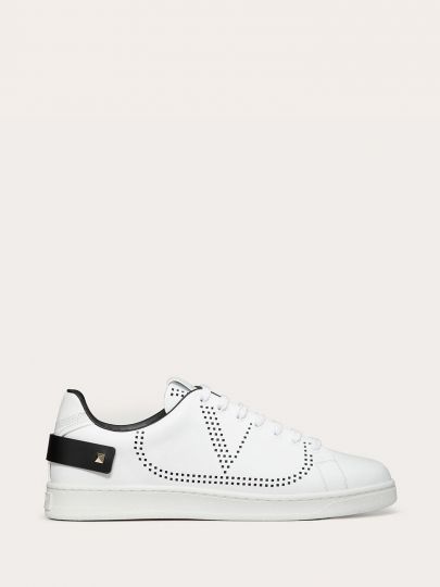 valentino backnet calfskin sneaker