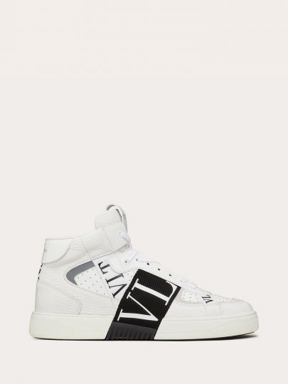 valentino high top sneakers black